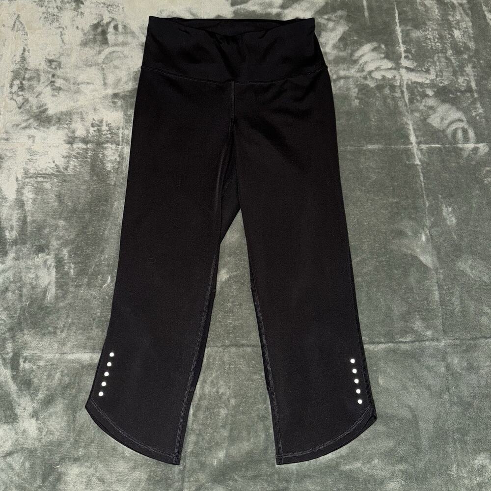 OLD NAVY Active Go-Dry Women's‎ Capri Legging Pants S/M Petite Black Cropped